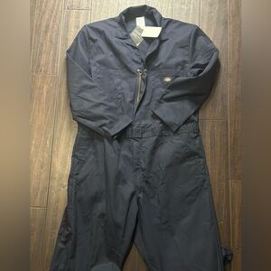 Dickies Navy Blue Long Sleeve Coveralls